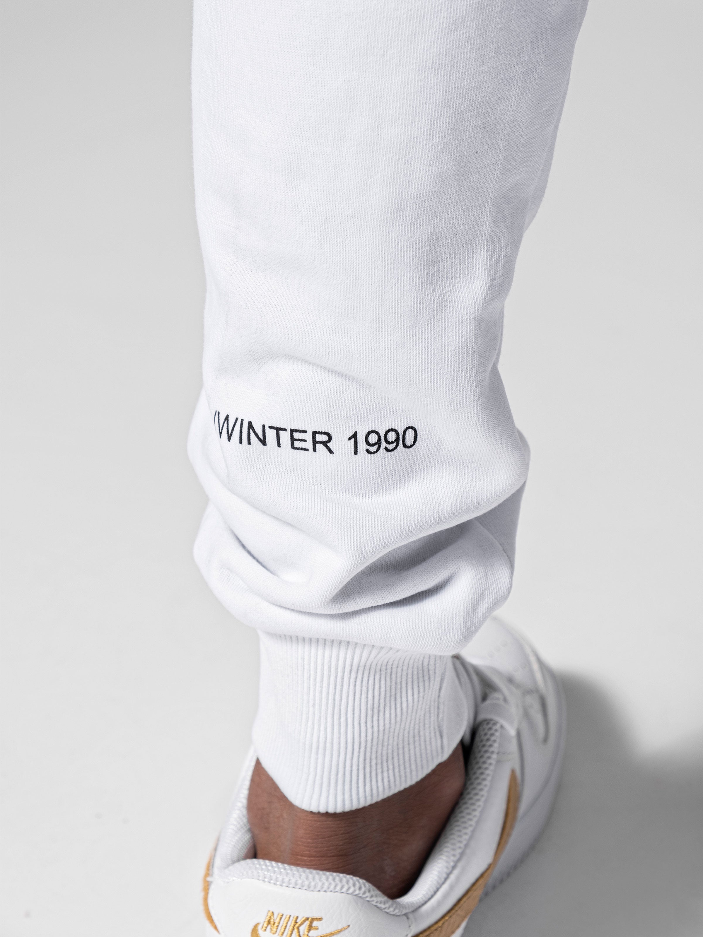 White NASA Sweatpants Men s Streetwear Track Pants Monocloth