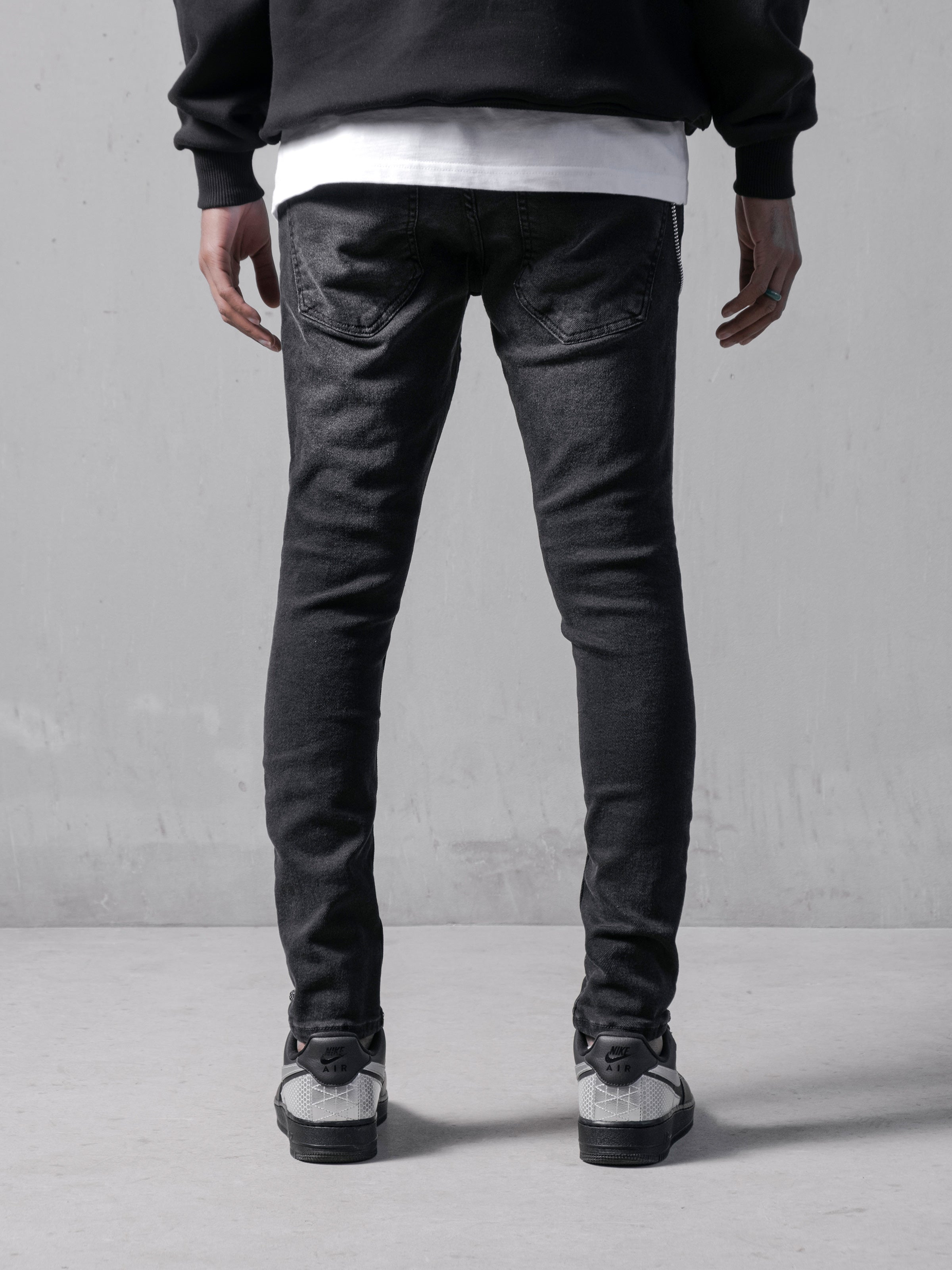 All Black Denim Jeans | Men's Streetwear Denim | Monocloth – Monocloth