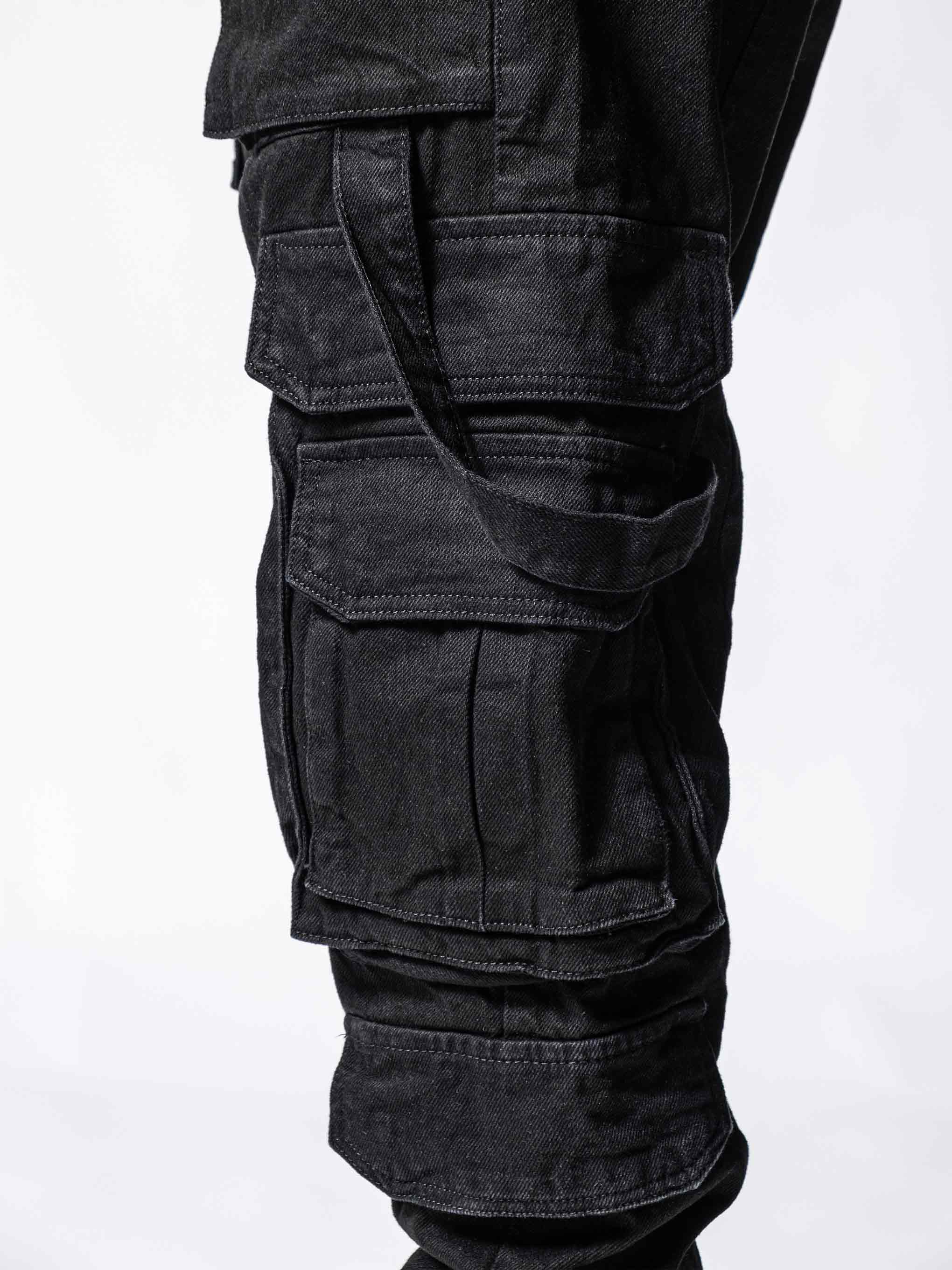 Casual Black Cargo Pants – Monocloth